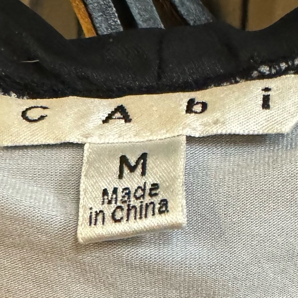 Vintage CAbi Black Jewel Layered Sleeveless Tank/Cami Top Medium EUC Like New - Picture 4 of 5